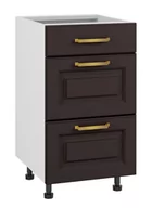 Meble kuchenne - Bristol Szafka Dolna Ds-45-2W-1N Blum Czarny Mat - miniaturka - grafika 1