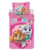 Pościel dla dzieci - Pościel dla dziecka bawełniana 100x135 Psi Patrol róż - miniaturka - grafika 1