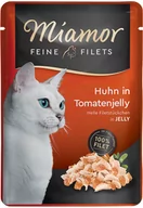 Mokra karma dla kotów - Miamor Feine Filets w galarecie, 6 x 100 g - Kurczak z pomidorami - miniaturka - grafika 1