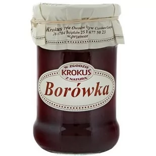 Krokus Borówka 310g Krokus Pyszna smaknatury-KROBOROWKA - Zdrowa żywność - miniaturka - grafika 1