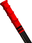 Hokej - Końcówka kija hokejowego RocketGrip  Hole Color Grip Red/Black - miniaturka - grafika 1
