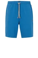 Spodenki damskie - BOSS Mix&Match męskie szorty CW z bawełny ze stretchu z wyszywanym logo, niebieski, S - miniaturka - grafika 1