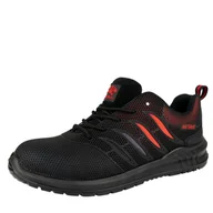 Obuwie robocze - SRC Półbuty robocze Airvent sznurowane SB FO czarno-czerwone rozmiar 39 - miniaturka - grafika 1