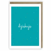 Kartki okolicznościowe i zaproszenia - Cardie Kartka okolicznościowa, eko koperta Dziękuję K002 - miniaturka - grafika 1