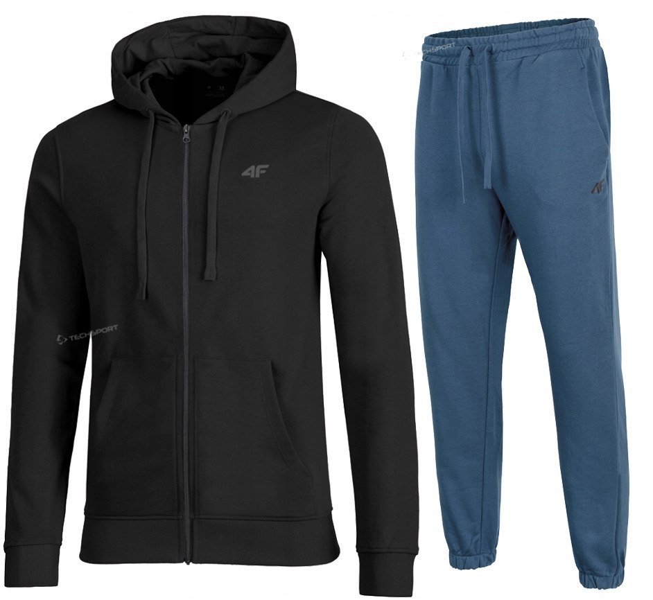 4F MÄSKI DRES BAWEĹNA KOMPLET BLUZA SPODNIE / rozm M