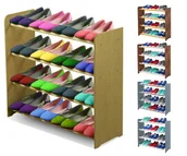 Szafki na buty - 4-półkowy regał na obuwie RBS /szer.65 cm/ Naturalny / Wamar-Sosenka - miniaturka - grafika 1