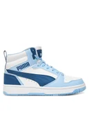 Buty dla chłopców - Puma Sneakersy Rebound V6 Mid Jr 393831 32 Biały - miniaturka - grafika 1