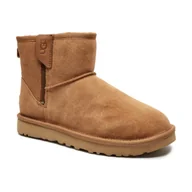 Śniegowce damskie - UGG Skórzane śniegowce CLASSIC MINI BAILEY - miniaturka - grafika 1