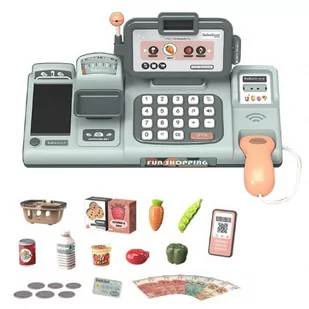 INTELIGENTNA KASA FISKALNA DLA DZIECI 888N - Zabawy w naśladowanie dorosłych - miniaturka - grafika 4