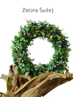 Dekoracje domu - Wianek wiosenny'Zielona Świteź' - miniaturka - grafika 1