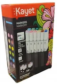 Przybory szkolne - Markery Kayet 12 szt. - miniaturka - grafika 1