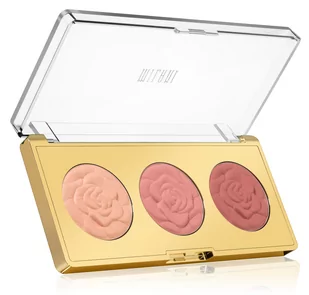 Milani MILANI - ROSE POWDER BLUSH - TRIO PALETTE - Zestaw 3 róży do policzków - 01 FLOWERS OF LOVE - Róże do policzków - miniaturka - grafika 2