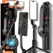 Selfie stick - SELFIE STICK KIJEK DO SELFIE MAGSAFE DO IPHONE 11 12 13 14 15 UCHWYT STATYW - miniaturka - grafika 1