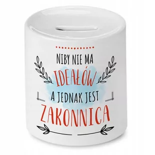 Skarbonka Dla Zakonnicy na Urodziny na Prezent z Nadrukiem ze Zdjęciem - Skarbonki - miniaturka - grafika 1