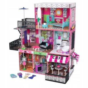 KidKraft DOMEK DLA LALEK BARBIE BROOKLYN LOFT 65922 - Domki dla lalek - miniaturka - grafika 3