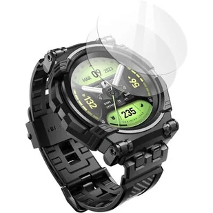 Pasek SUPCASE Iblsn Armorbox do Galaxy Watch 6 Classic (47 mm) Czarny + Szkło - Akcesoria do smartwatchy - miniaturka - grafika 1