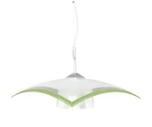 Lampy sufitowe - Biało-zielona lampa wisząca do kuchni - S564-Grotto - miniaturka - grafika 1