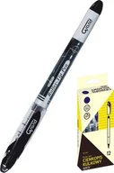 Cienkopisy - Grand Cienkopis kulkowy GR-203 czarny 12 sztuk KW TRADE - miniaturka - grafika 1