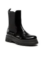 Buty dla dziewczynek - Tommy Hilfiger Kozaki T4A5-33035-1453999 Czarny - miniaturka - grafika 1