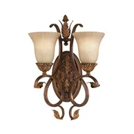Lampy ścienne - Elstead Lighting Sonoma Valley 2Lt Wall Light FE/SONOMAVAL2 Elstead kinkiet stylowy FE/SONOMAVAL2) - miniaturka - grafika 1