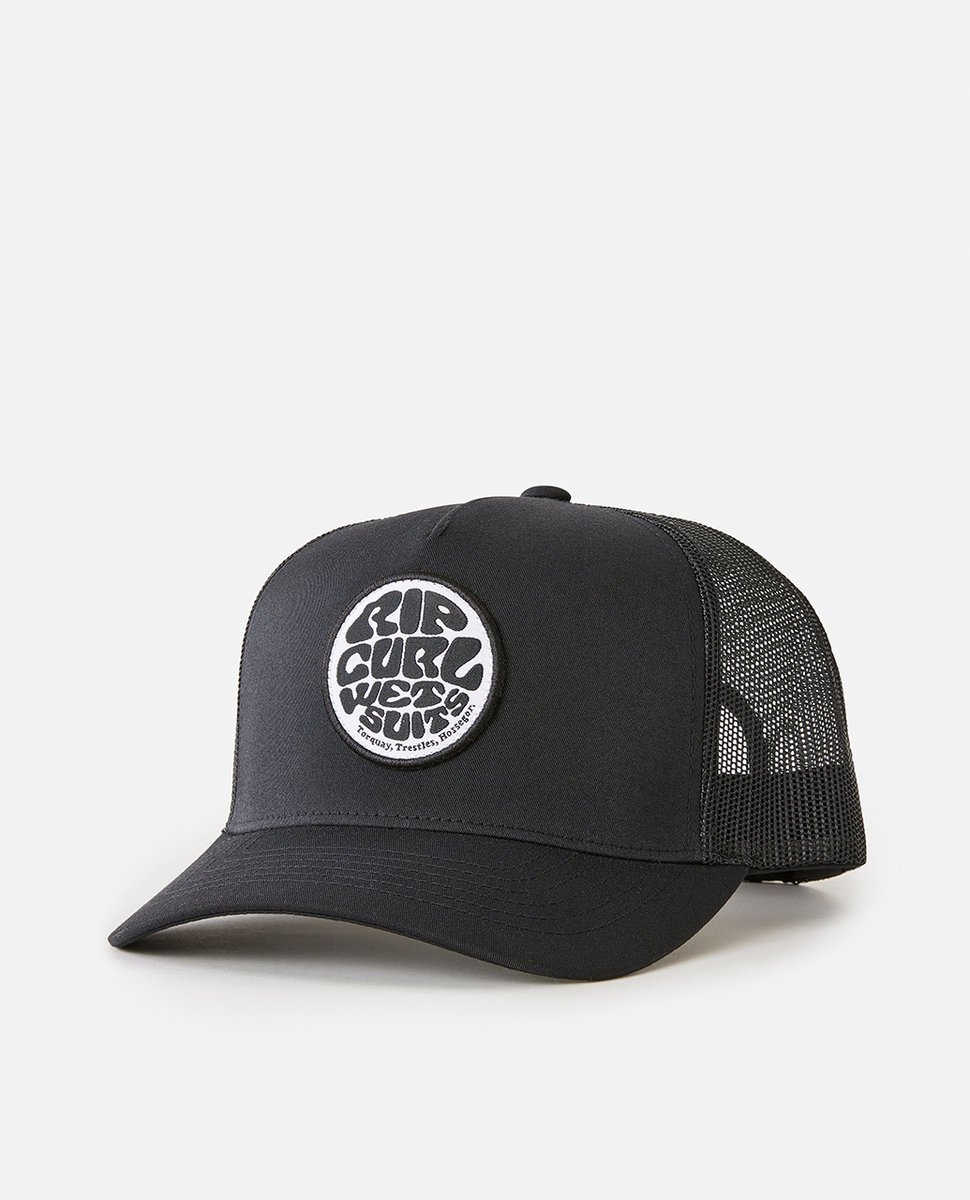 Rip Curl, Czapka sportowa Wetsuit Icon Trucker, 1CHMHE-90, Czarna