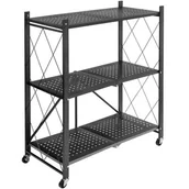 Regały - Regał składany GOCKOWIAK Gestel 331484MG Czarny - miniaturka - grafika 1