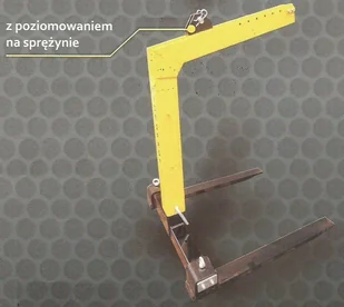 HYLDROBLE Widły do palet sprężynowe - do wyboru łącznik między rotatorem a widłami (udźwig: 2 T, długość wideł: 1000mm, robocza: 170cm) 80879961 - Wyposażenie gospodarstwa rolnego - miniaturka - grafika 2