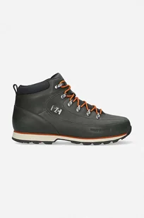 Helly Hansen buty skórzane THE FORESTER męskie kolor zielony 10513 - Buty trekkingowe męskie - miniaturka - grafika 1