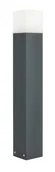 Lampy ogrodowe - Cube Nowoczesny słupek ogrodowy Max 70 cm ciemny popiel CB-MAX 700 DG - miniaturka - grafika 1
