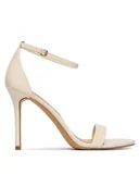 Sandały damskie - Aldo Sandały Jacynthe 14190668 Biały - miniaturka - grafika 1