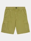 Spodenki damskie - Guess Szorty materiałowe L4GD23 WBHQ0 Zielony Regular Fit - miniaturka - grafika 1