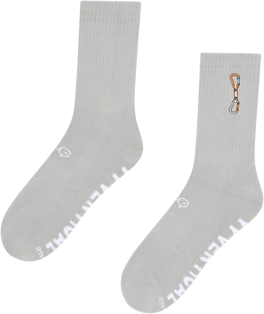 SKARPETY WYSOKIE BAWEŁNIANE MĘSKIE DAMSKIE UNISEX WZORZYSTE SZARE MIĘKKIE