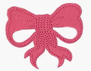 Łatka termo KOKARDA RÓŻOWA - Pasmanteria - miniaturka - grafika 1