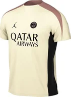 Koszulki i topy damskie - Nike PSG Shirt PSG Mnk Dfadv Strk EL Sstopk3R, Pale Ivory/Black/Rust Pink/Black, FQ2297-111, S - miniaturka - grafika 1
