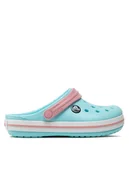 Buty dla dziewczynek - Crocs Klapki Crocband Clog K 207006 Niebieski - miniaturka - grafika 1