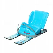 Sanki i ślizgacze - Sanki Narty Dla Dzieci Z Kijkami 60Cm Zestaw 2W1 - miniaturka - grafika 1