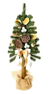 Choinki - Choinka Sztuczna Zdobiona Na Pniu Ośnieżona 70 Cm - miniaturka - grafika 1