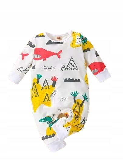 Shein Śpiochy Dziecięce Z Długim Rękawem 80 V3Q