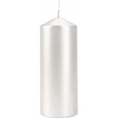 Świece - Świeca walec SW60/150-190 perłowy biały BISPOL - miniaturka - grafika 1