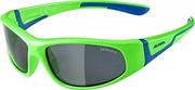Okulary przeciwsłoneczne - Alpina Flexxy Okulary rowerowe Dzieci, neon green-blue 2020 Okulary przeciwsłoneczne A8467 4 71 - miniaturka - grafika 1