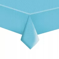 Dekoracje i nakrycia stołu na imprezę - Obrus Papierowy Niebieski W Białe Kropki 120X180 - miniaturka - grafika 1