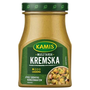 Kamis musztarda kremska łagodna 185g - Musztardy - miniaturka - grafika 1
