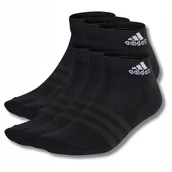 Skarpetki męskie - MĘSKIE SKARPETKI SPORTOWE ADIDAS BAWEŁNIANE CZARNE UNISEX 6x PAR 37-39 S - miniaturka - grafika 1
