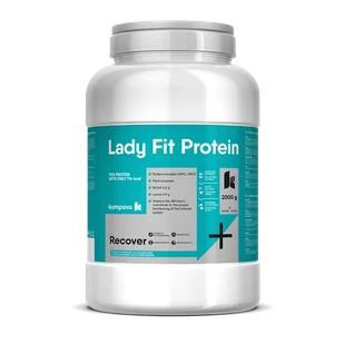 Lady Fit 2000 g/67 porcji, wanilia-śmietana - Odżywki białkowe - miniaturka - grafika 1