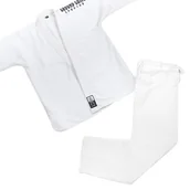 Kimona, stroje i obuwie - Ground Game Kimono/Gi BJJ Męskie Spartan Białe A2 - miniaturka - grafika 1