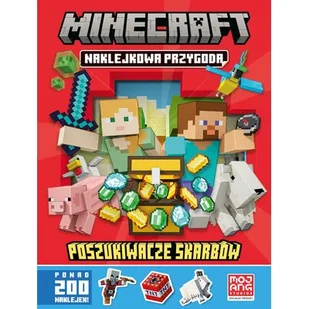 Minecraft. Naklejkowa przygoda. Poszukiwacze skarbów - Książki edukacyjne - miniaturka - grafika 1