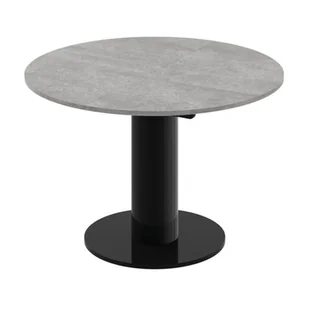 Stół rozkładany SOLO LUX Grey Stone MAT + Czarny HG - Stoły - miniaturka - grafika 1
