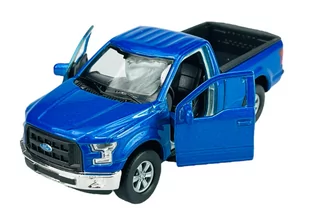 Welly 2015 Ford F-150 Regular Cab Niebieski 1:34 Samochód Nowy Metalowy Model - Samochody i pojazdy dla dzieci - miniaturka - grafika 1