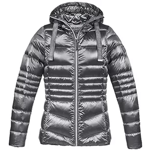Dolomite Damska kurtka Chaqueta Con Capucha Ws Corvara satynowa kurtka dziecięca, Pearl Grey, M - Kurtki damskie - miniaturka - grafika 1