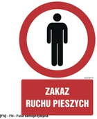 Tablice BHP - SIGNPROJECT GC084 - Urządzenie pod napięciem, zakaz polewania wodą 500x750 - miniaturka - grafika 1